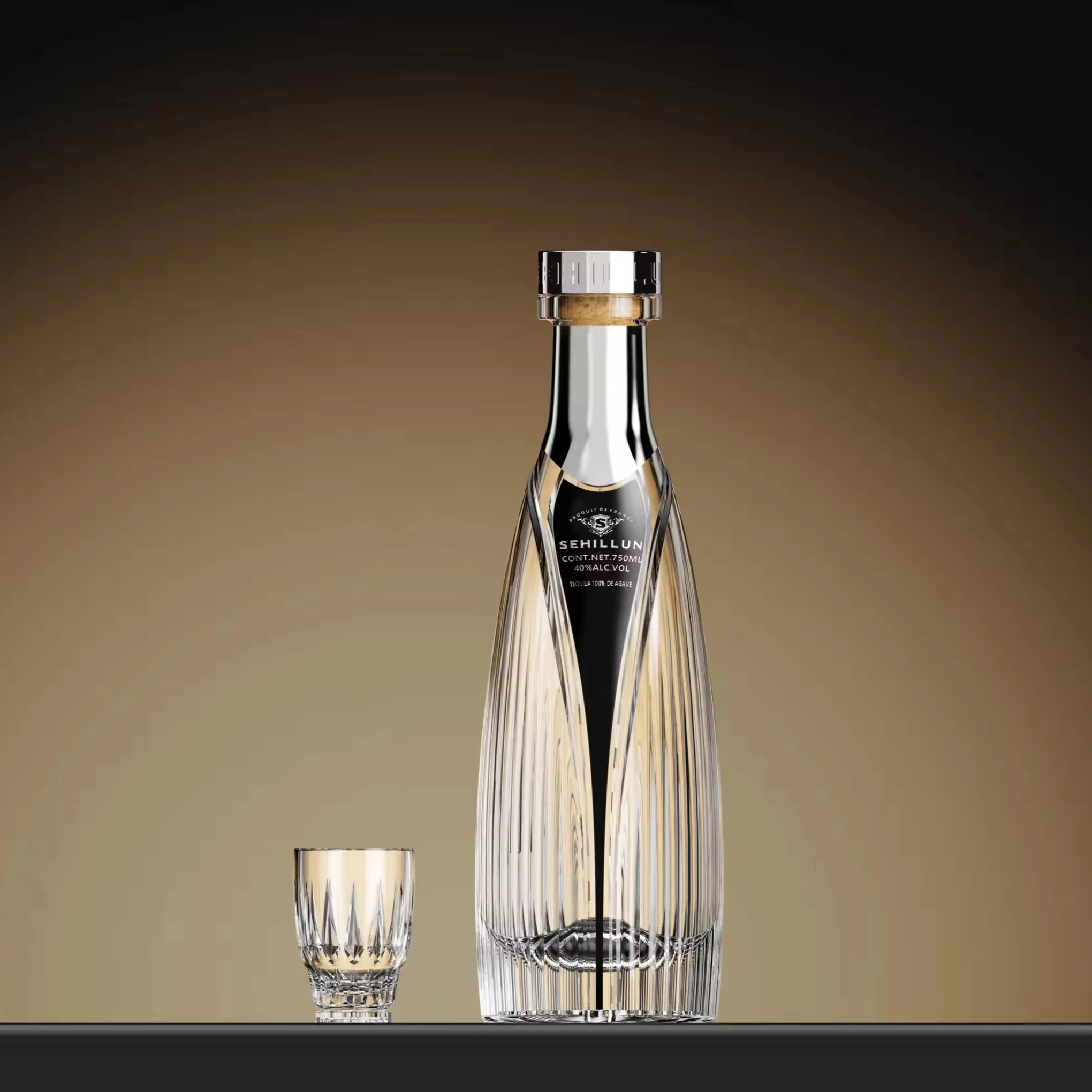 All-in-one Service for Wholesale 700ml and 750ml Tequila Bottles in Premium Grade Bottles with Premium Boxes