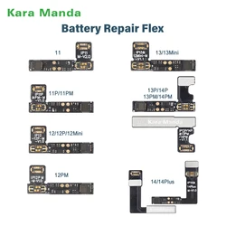Быстрая доставка запчасти для аккумулятора Kara Manda гибкий кабель ремонта iPhone 11 12 13 Pro Max Mini