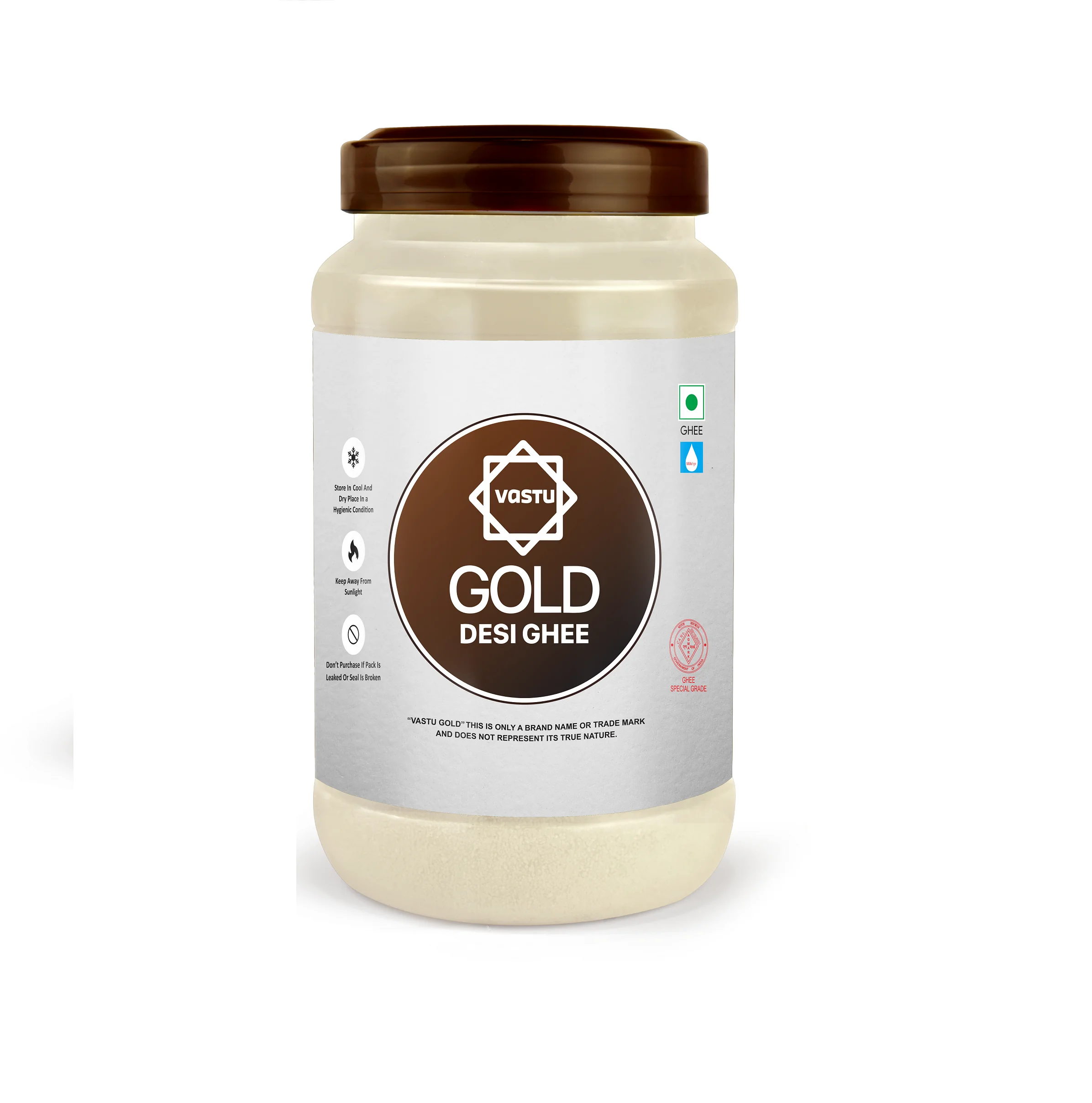 Vastu Gold Premium 1kg Regular Ghee Jar/clarified Butter Buy Best Seller For The 1kg Vastu