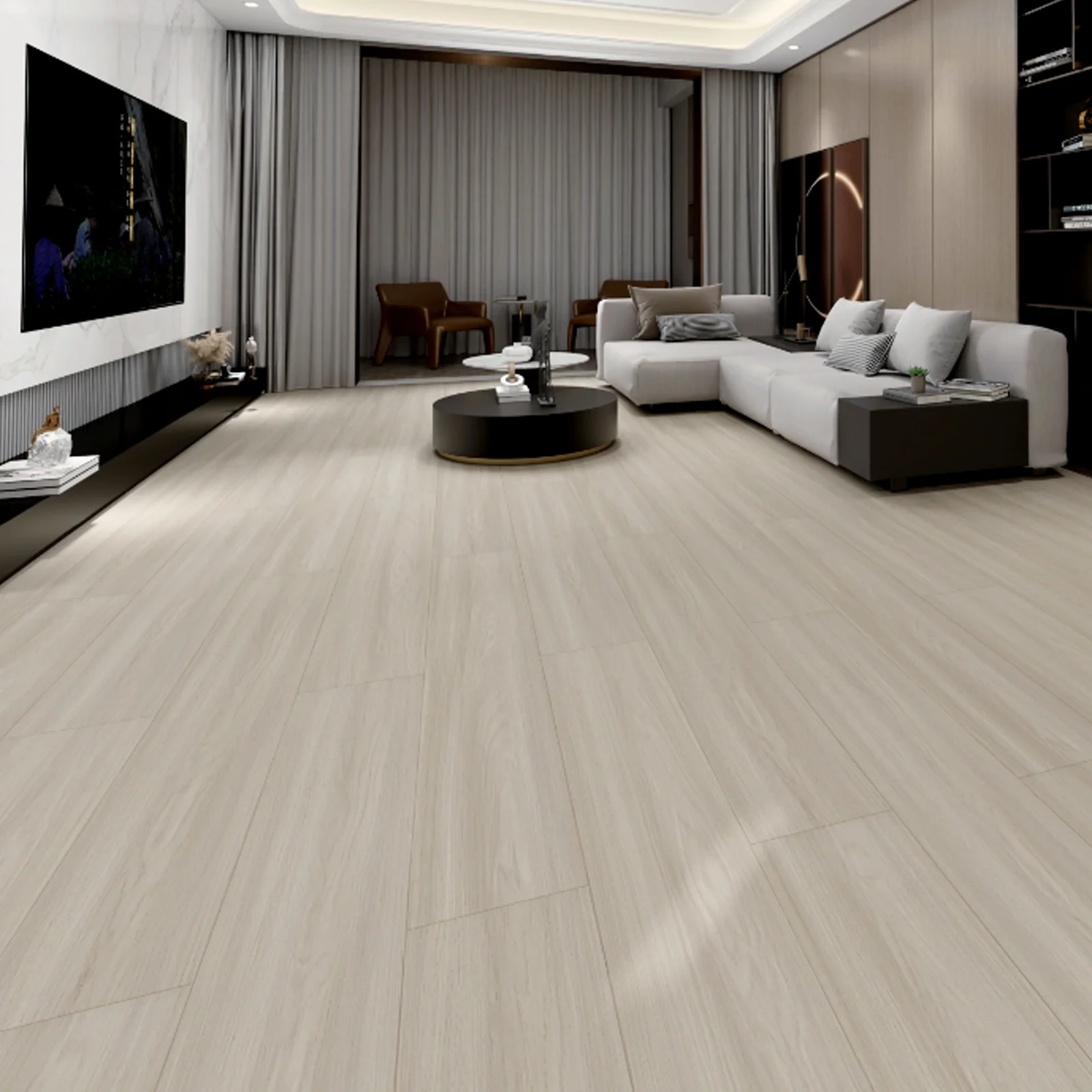 11mm Laminate Flooring Melamine Boardwith High Stability for Home and Office Use