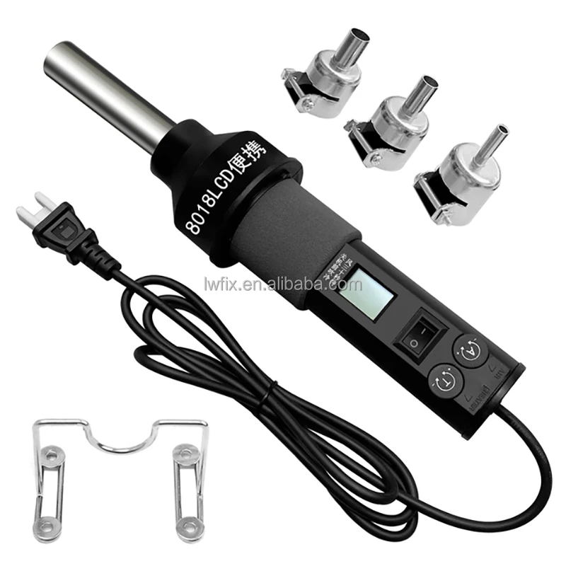 Pistola Aria Calda Station Air Chaud DEWIN 450W - Pistolet Soufflant LCD Pour Soudage PEHD, Désoudage Électronique Décapeur Thermique Pistola Aria Calda Station Air Chaud DEWIN 450W - Pistolet Soufflant LCD Pour Soudage PEHD, Désoudage Électronique Décapeur Thermique