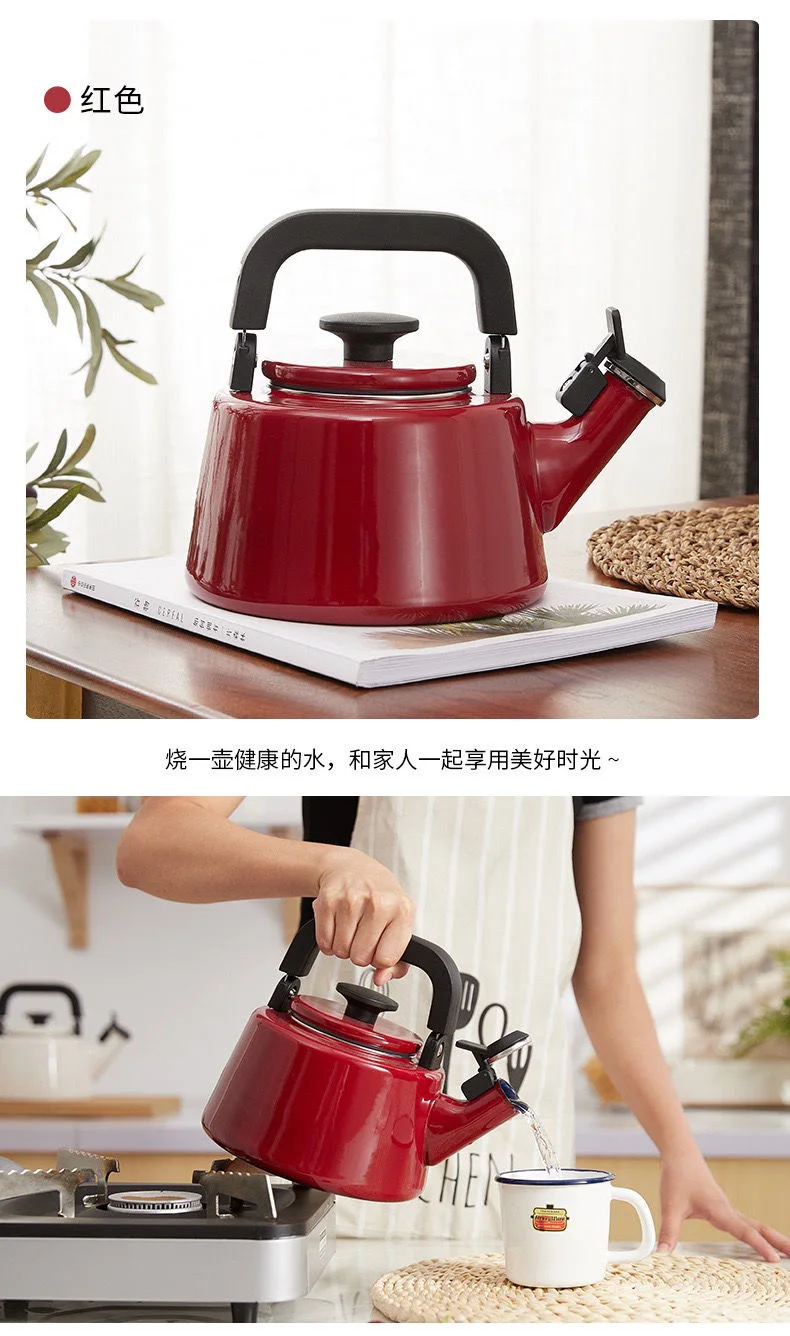 2.1qt Capacity Works For All Stovetops Porcelain Enamel On Carbon Steel