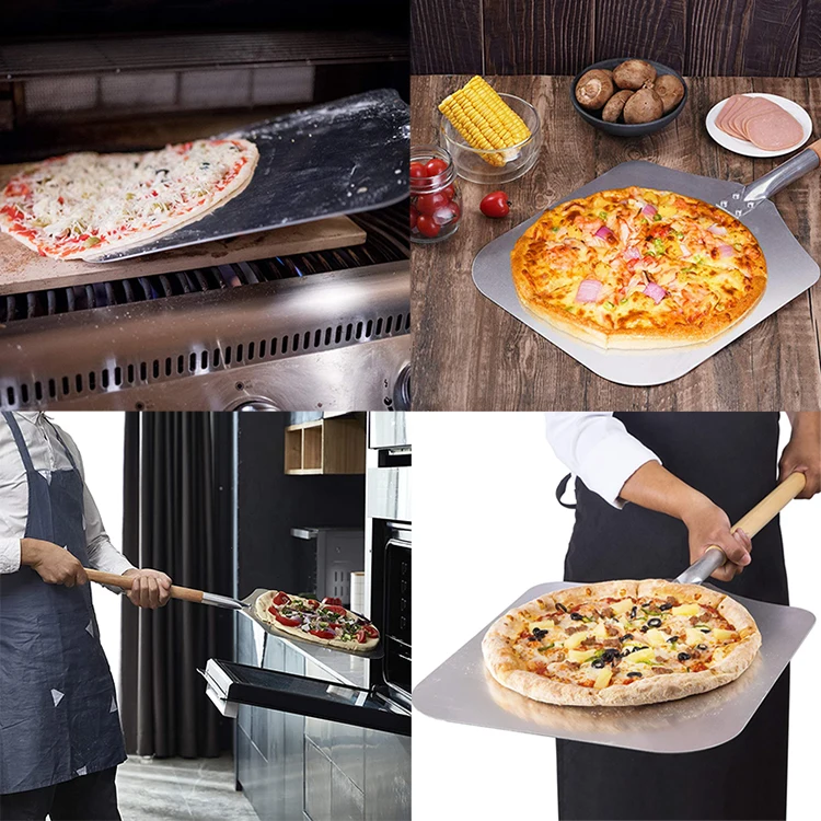 Shipping to USA Amazon FBA Amazon Top Seller Kitchen Accessories Pizza Baking Tools Foldable 12*14 Wooden Handle Pizza Peel