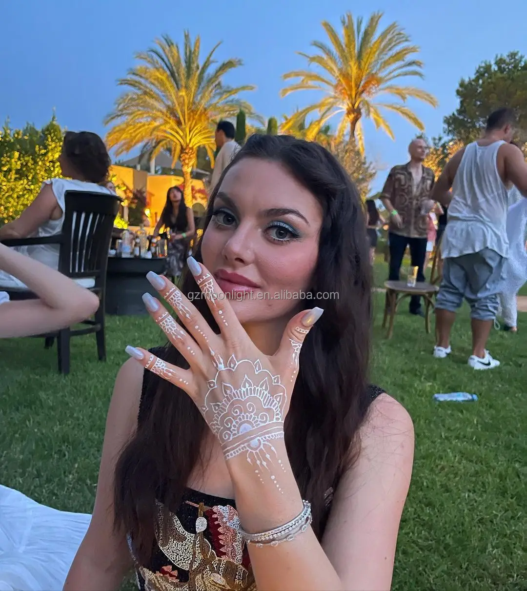 New Design Exquisite Henna Sticker Tattoo Stencils Bridal Henna Diy