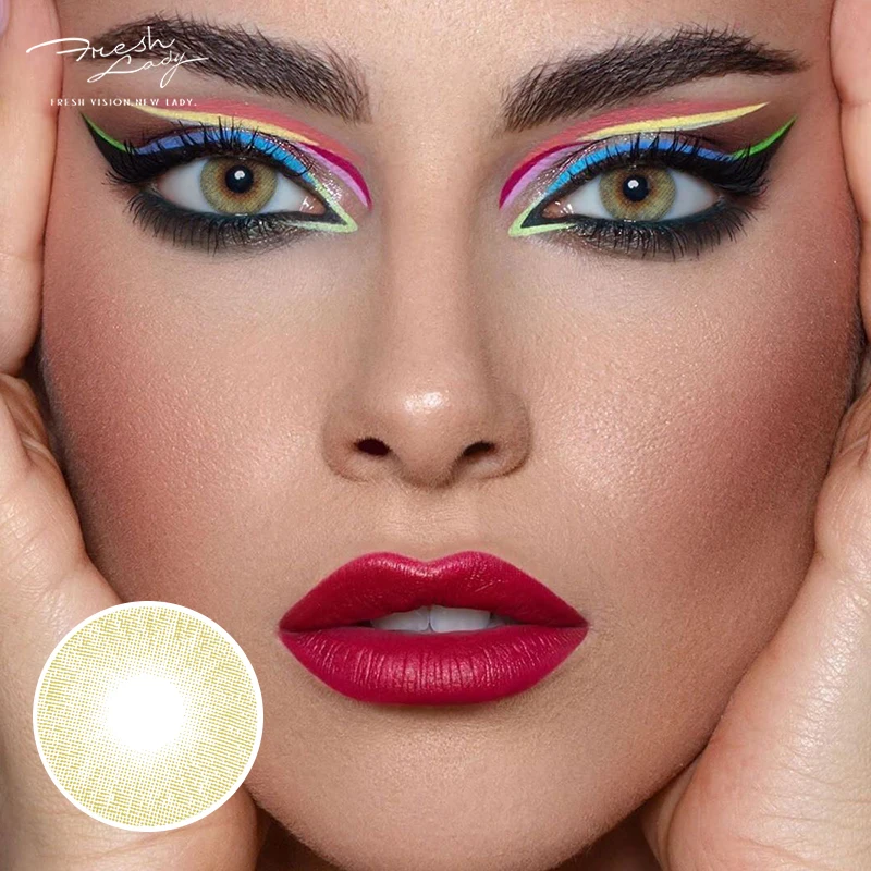 HOT ocean style wholesale colored contacts natural look China yearly batis eye contact lenses color contact lens