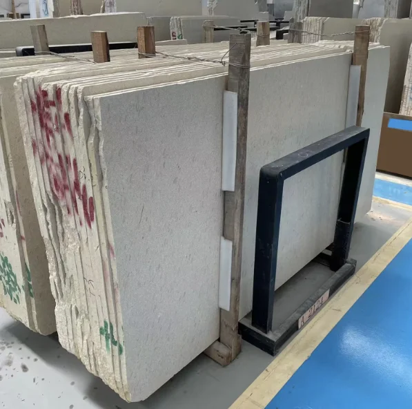 product high quality grey limestone modern french design polished honed split antique pure natural indoor outdoor villa cladding tile-2