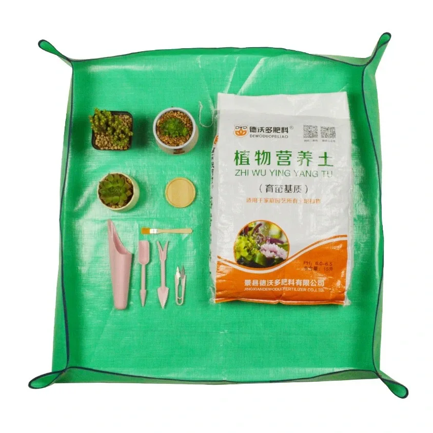 Plant Repotting Mat For Plants Potting Tray Pe Thickened Doublesided Waterproof Gardening Floor