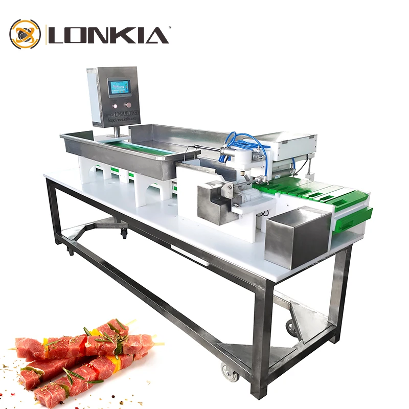 Automatic Kebab Skewer Making Machine Chicken Kebab Making Machine Meat Skewers Machine