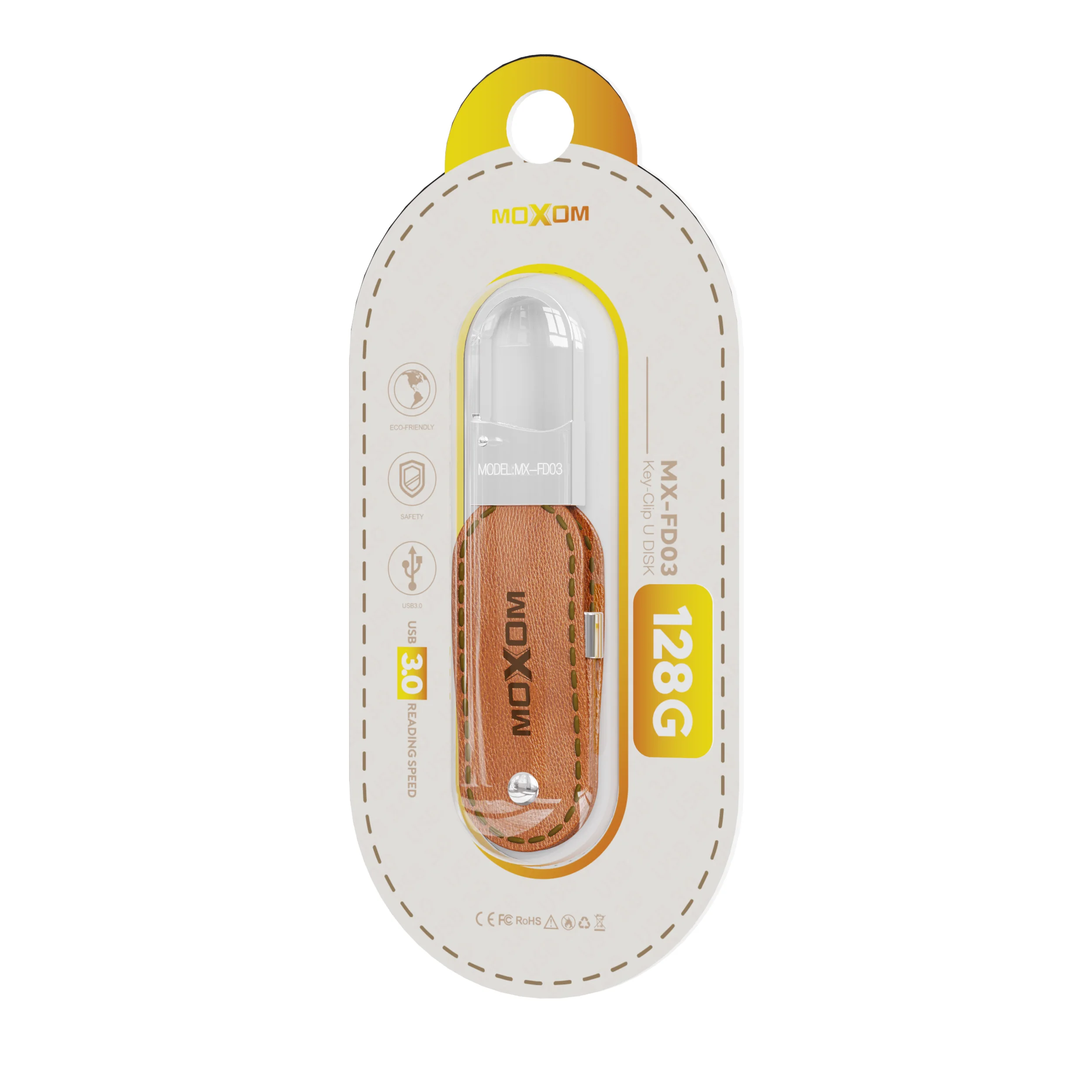 MOXOM Pendrive USB Flash Drive - Custom Logo & High Capacity