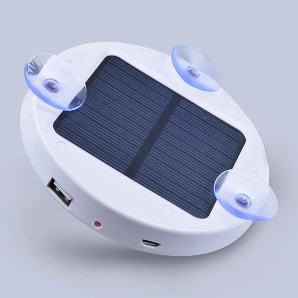 Patent Design Sunshine Power Bank Stick on Window Solar Charger with 6000mA