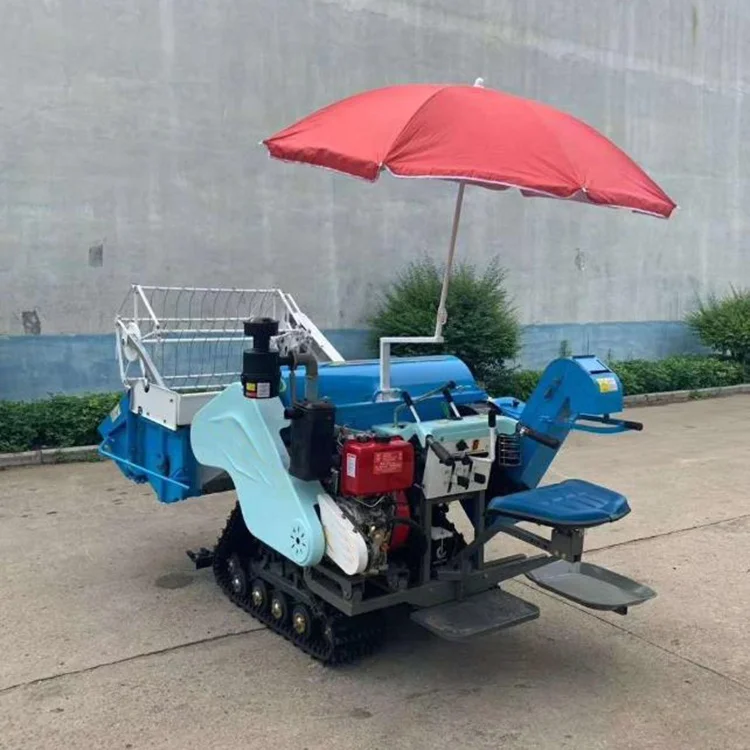 Easy to Operate Mini Rice Combine Harvester Machine Price