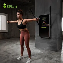 SPlan Smart Home Gym Adjustable Strength Training System 100 kg Squat Rack Weightlifting Machine All Folding Leg Exercise