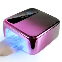 72W Professional UV LED Nail Lamp with 36 UV/LED Beads 15600mAh Rechargeable Battery with 4 Timer Setting Sensor for Nails