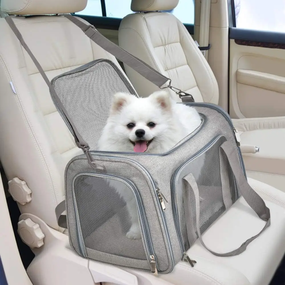 product pet carrier airline approved expandable pet cages carriers backpack pet carriers travel bag-54