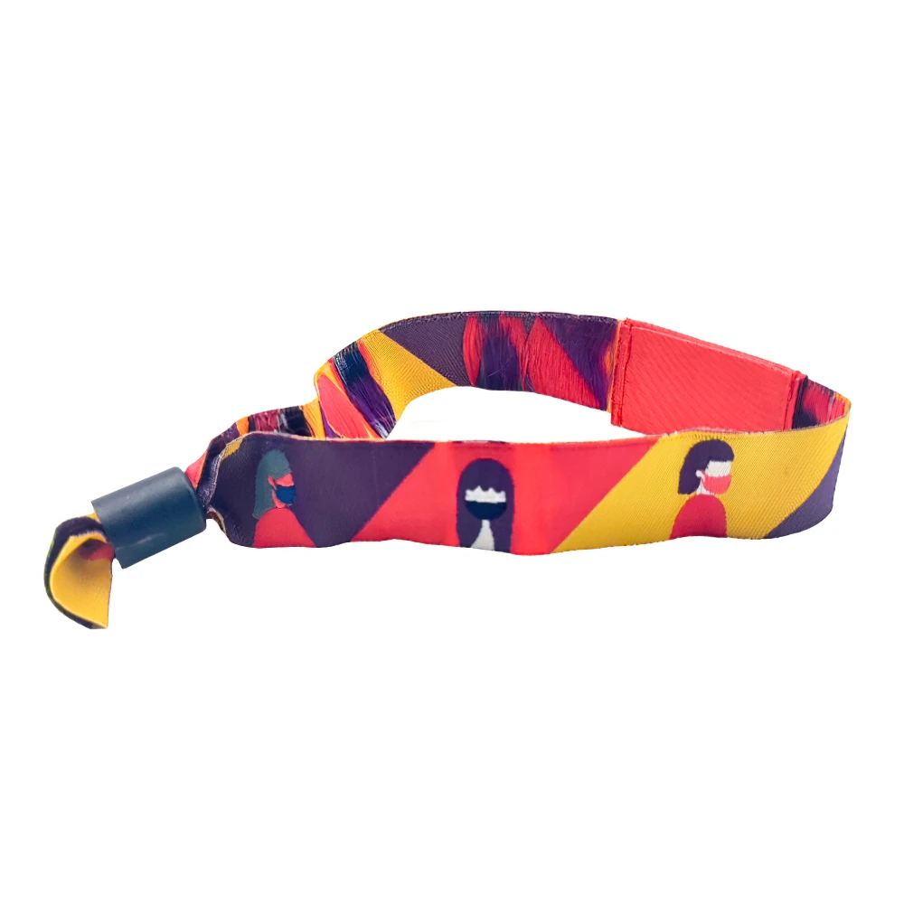 product cheap factory wholesale wristband nfc woven bracelet rfid wristband nfc tag 1356mhz fabric wristbands-7