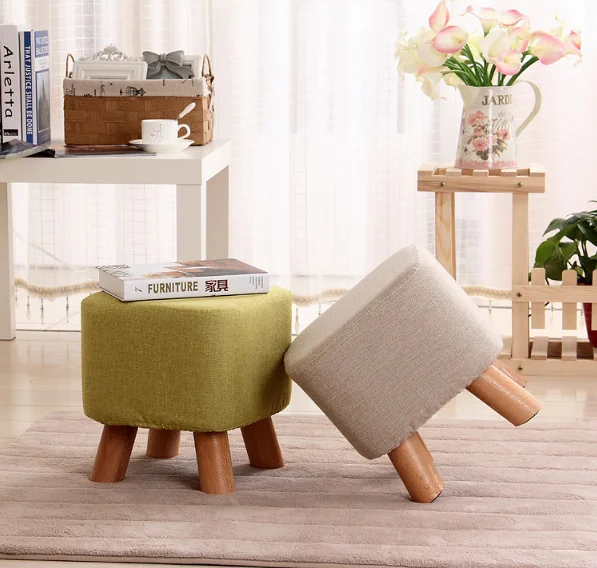 small round step stool