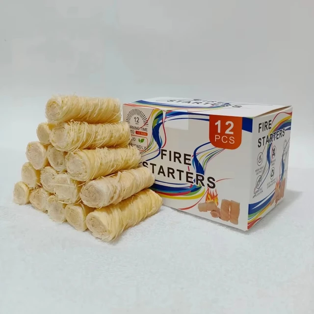 Dustproof Heat-Resistant Wood Wool Fire Starters Non-Stick Easy Cleaning Corrosion Resistance Outdoor Kitchen BBQ Accessories