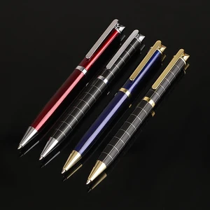 Manufacture Hot Sale Business Gift Promotional Writing Pen Premium Executive Cooperation High Quality Luxury Blue Metal Ball Pen