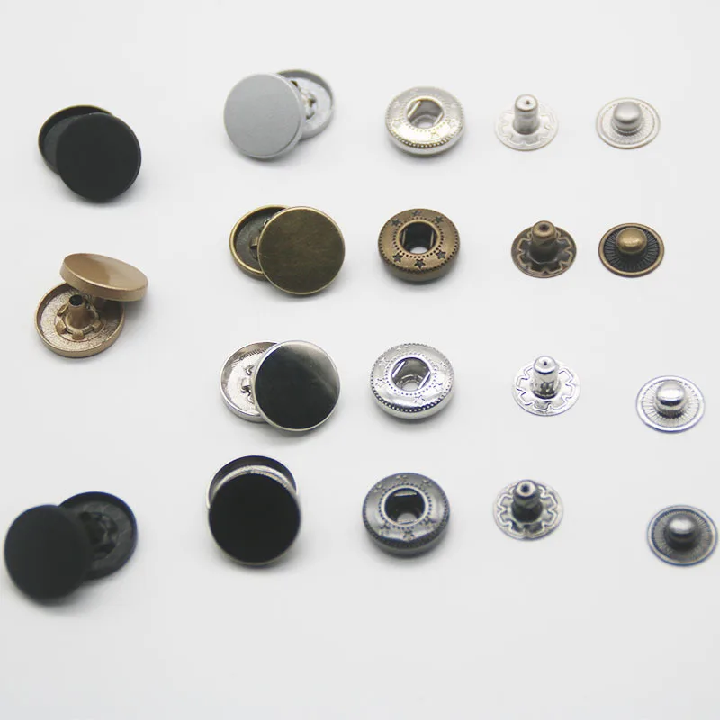 Custom Snaps Round Sewing Manual Snap On Custom Logo Zinc Alloy Fastener Metal Snaps ...