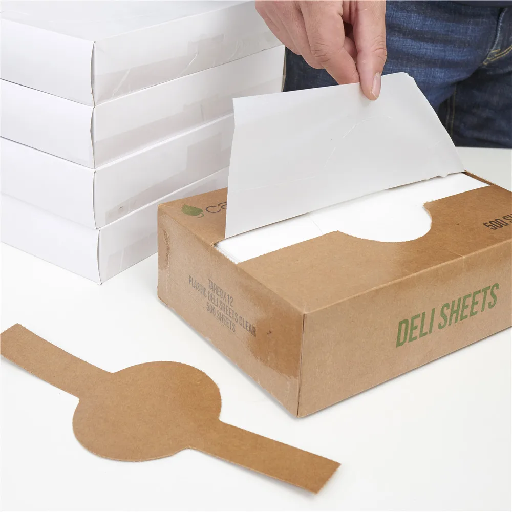Food Grade Plastic Deli Sheets Interfolded Popup Style Tare Scale
