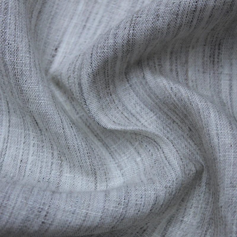 Фабричная цена Органическая 100% льняная натуральная ткань для костюма модная Высококачественная удобная окрашивания пряжи