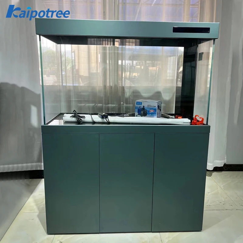 Custom Large Aquarium Aluminum With Sump Bottom Filtration 200 Gallon Large Ultra White