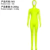 Amarillo Fluorescente - Estilo para Mujer con Manos, Pies y Rostro Descubiertos