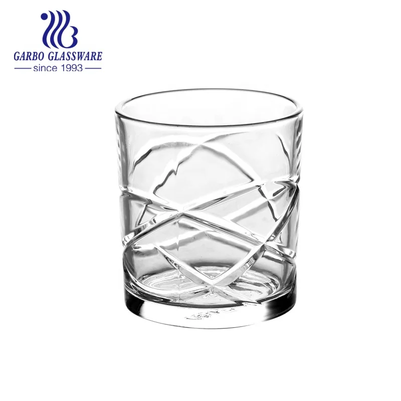 Стеклянные чашки для виски 11 унций, домашняя посуда под заказ, стаканы для чая, молока, воды, украшение для ресторана, оптовая продажа
