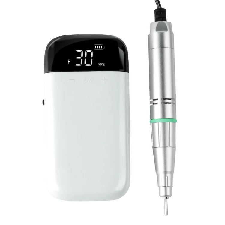 Jimdoa Professional Touch Screen Low Vibration Cordless Portable Nail Drill Manicure Drill for Acrylic Nails Rechargeable