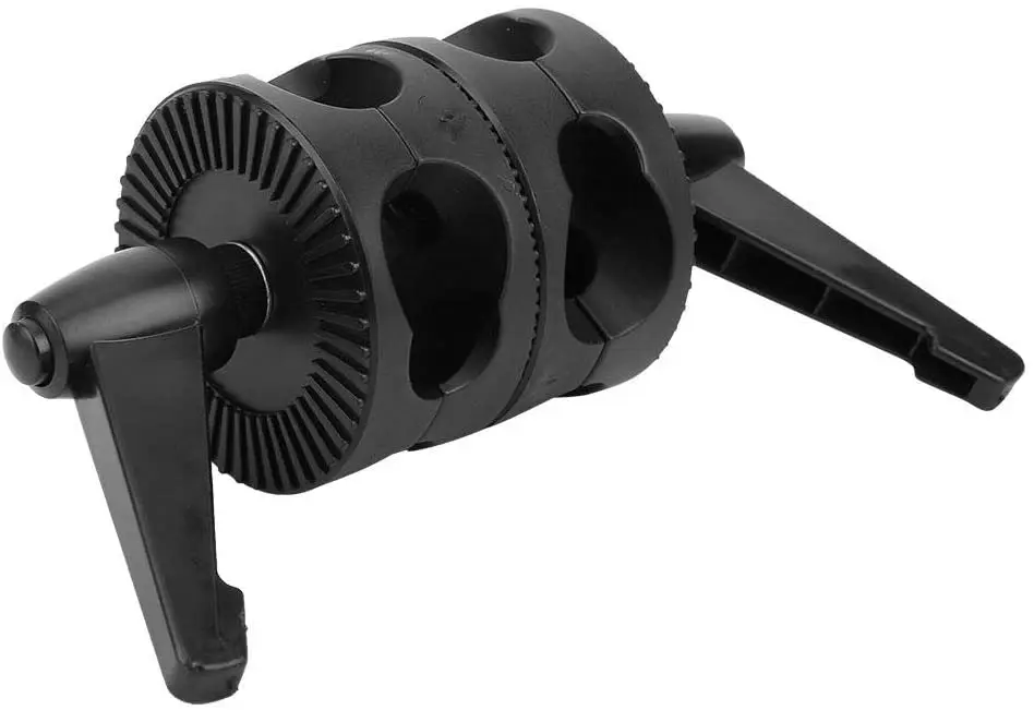 Support carré pour montage sur poteau avec base moulé - angle réglable - Quincaillerie