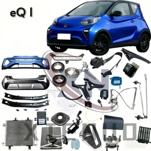 Original Auto Parts Car Bumper LED Headlights Hood Radiator Grille Fender Door Glass Mirror Shock Absorber Chery EQ1 EQ7