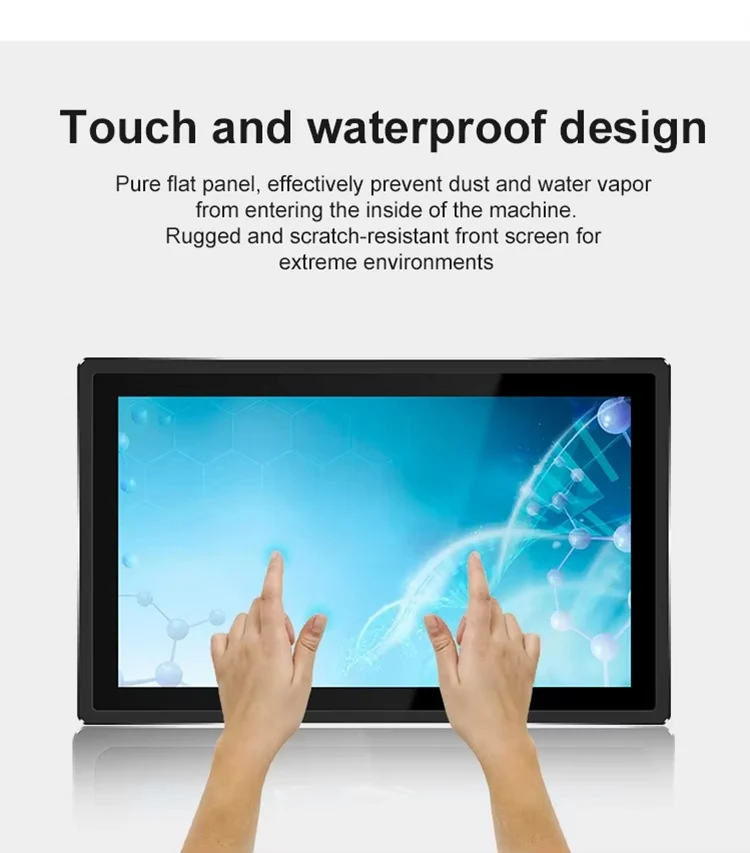 Embedded Industrial Touch Panel PC with J1900 / I3 / I5 / I7 CPU, Fanless Waterproof Linux VGA All-in-One Tablet PC