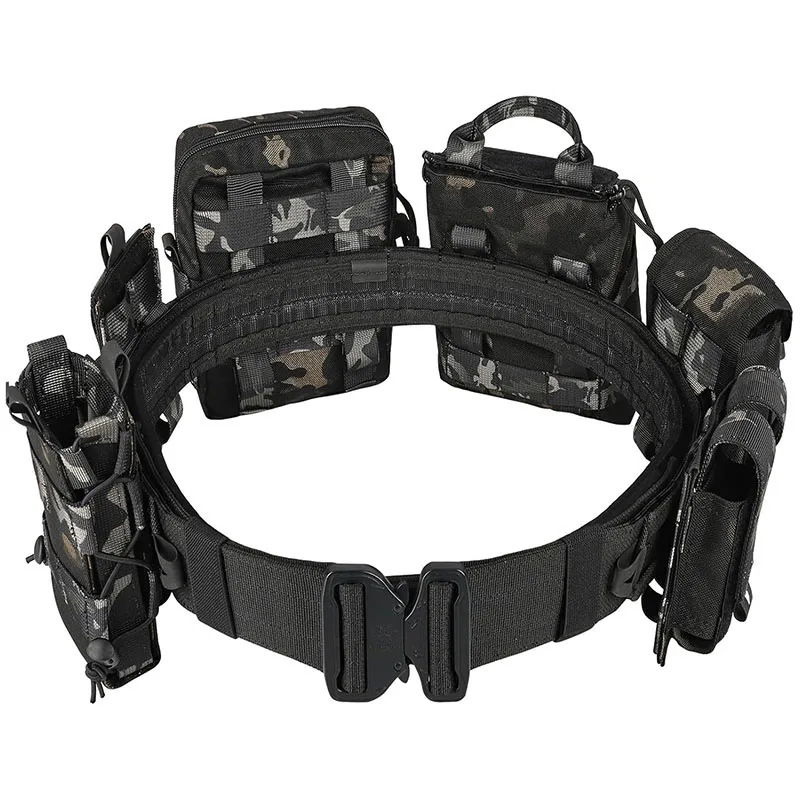 Wholesale Tactical Mountaineering Belt with Accessories Quick Release High Density Material Rigger Belt Heavy Duty Belts