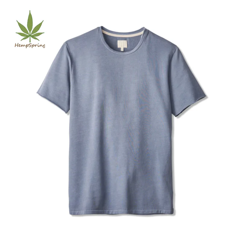 Изготовленный На Заказ французская махровая футболка для мужские 100% органический хлопок французская махровая ткань футболки eco-friendly для мужчин с коротким рукавом, футболка для мальчиков с надписью