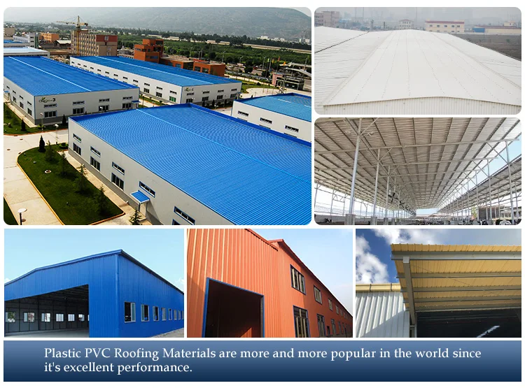 UPVC ASA атмосферостойкая трапециевидная оластическая Кровельная Панель для промышленного