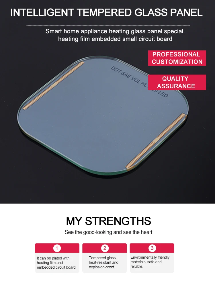 Tempering heating plates for small household appliances are used in various types of heating devices for small household applian