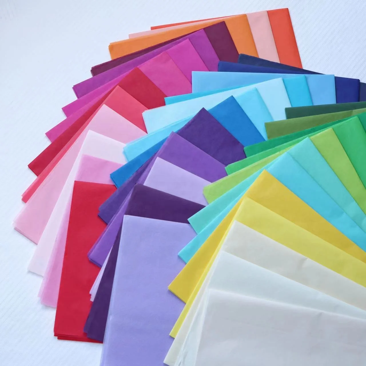 14gsm 500*700mm Colored Paper Factory Wholesale High Quality Gift Flower Floral Clothes Shoes Wrapping Packaging for Food Fruit