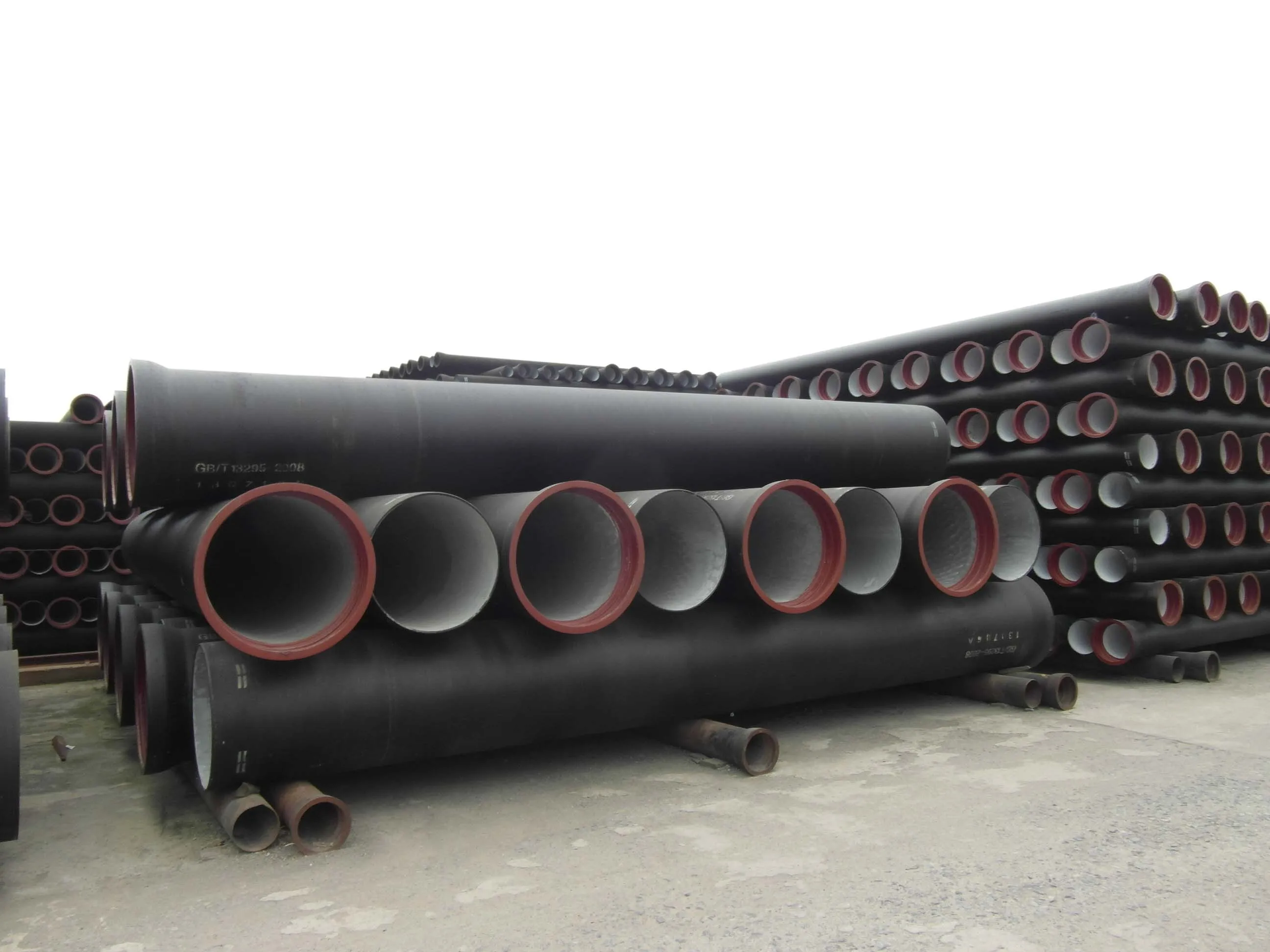 K9 Ductile Cast Iron Pipe Dn100 Water Supply K7 Cast Iron Pipe Fittings Drainage Cast Iron Pipe