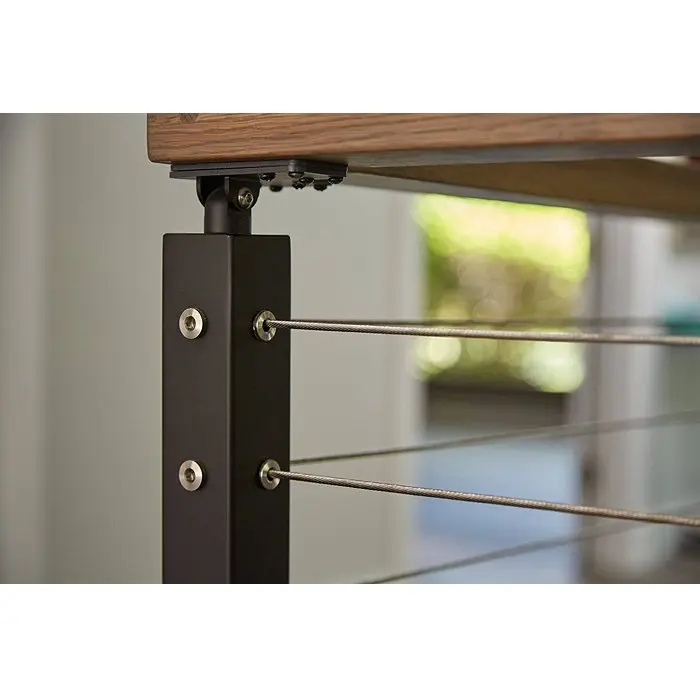Ace  New Design Easy to Install Stainless Steel Wire Top Mounted Cable Railing for Stair Balustrade Outdoor Balcony Deck