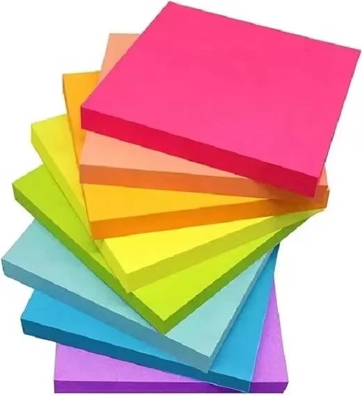 Sticky Notes 3x3 Inches Bright Colors Self-Stick Pads Easy to Post for Home Office Notebook pads