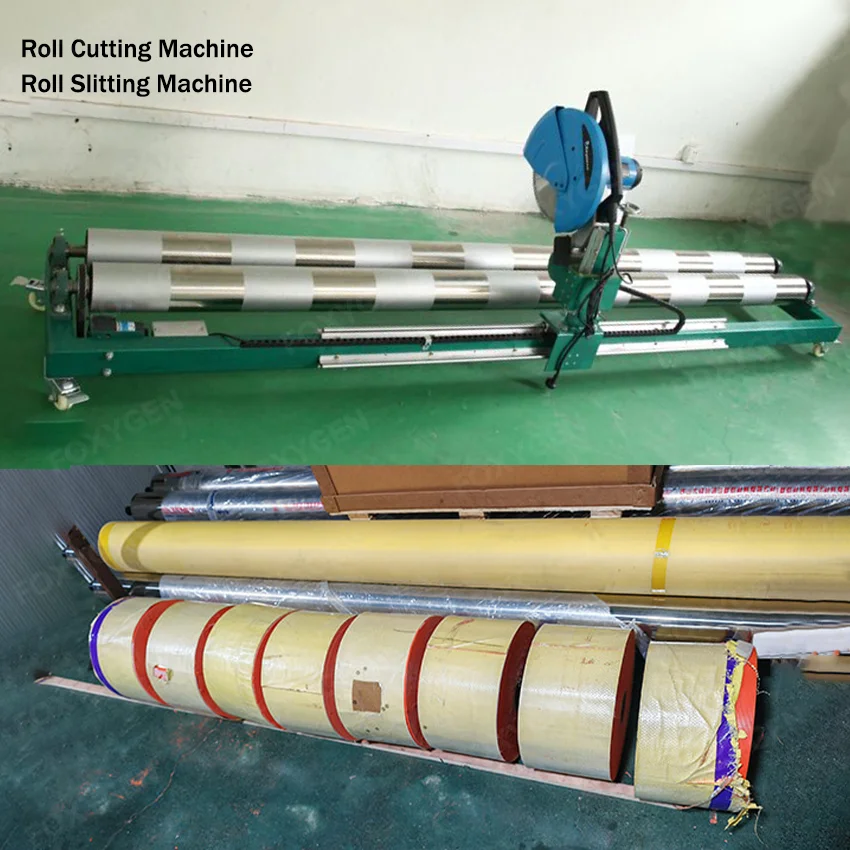 Semi - Automatic Roll Slitter Machine Roller Cutting Machine
