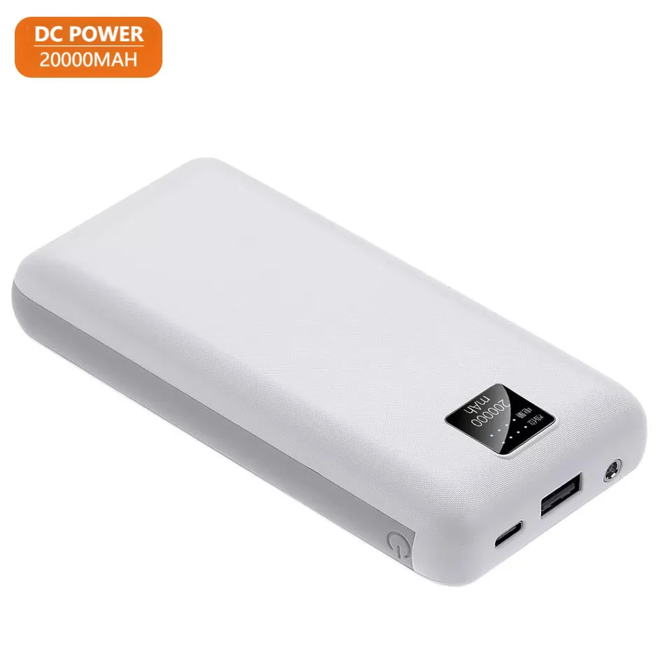 20000mah DC Output 12 Volt Powerbank DC Power Bank 12V 2A 1A for Air-conditioned Clothes