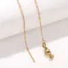 Cadena de labios dorados, ancho de cadena 1.2mm