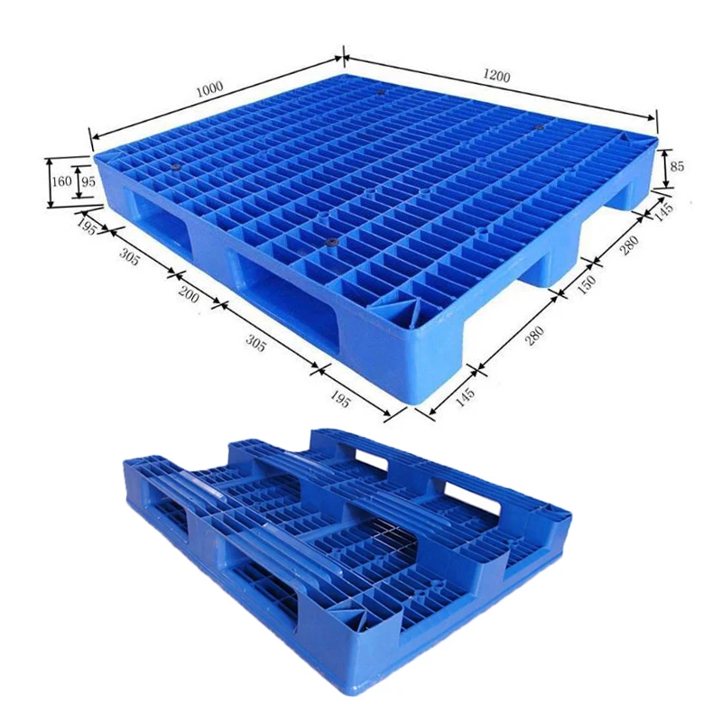 Euro Zware Duty 1 ton last Mesh Rooster 1200 x 1000 mm Hygiëne Plastic Pallets Enkelzijdig