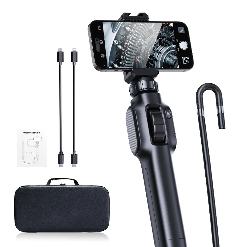 Type-c 360 Two-Way Rotary Articulating Endoscope Camera HD 1080P - Main Image