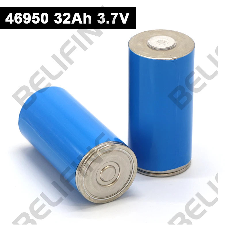 ぽぽ 46950新入荷 3.7v 32Ah 27Ahリチウム電池セル 4695円筒型セル 2C放電