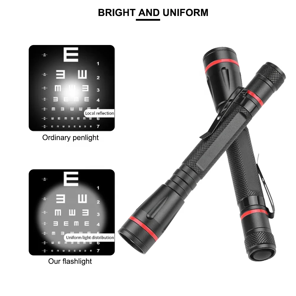 B11A Fixed Focus Mini Led Flashlight XPE LED Aluminum Portable Penlight Medical Pen Light 200lm Waterproof Doctor Flashlight