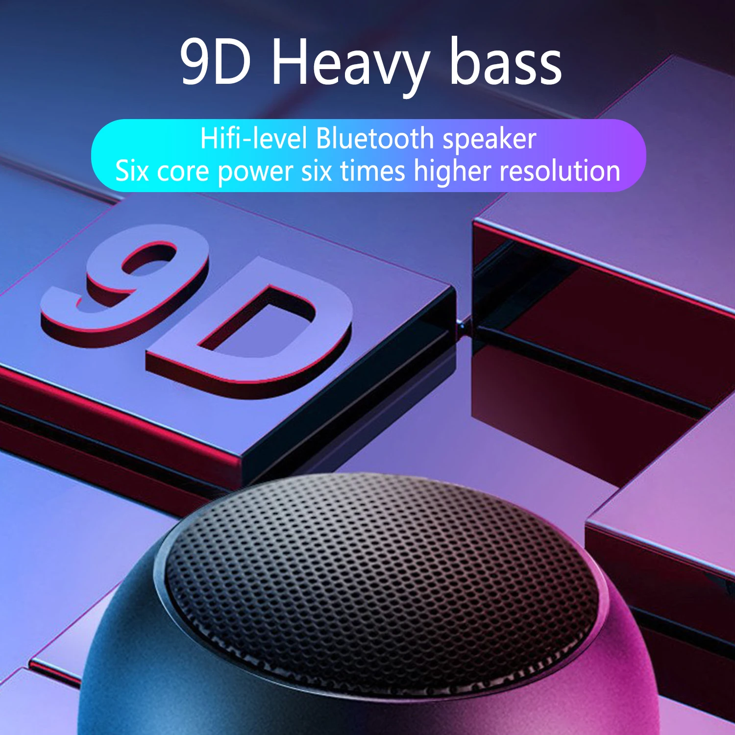 Mini Speakers Bluetooth 3W Small Portable Wireless Speaker with Lanyard Water Resistant Wireless Stereo Pairing Small Speaker