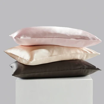 Customization Silk Pillowcase Double Layer 22MM 100% pure Mulberry Silk Oeko-tex silk charmeuse pillow case