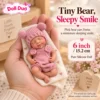 Sleeping Pink Bear Hat